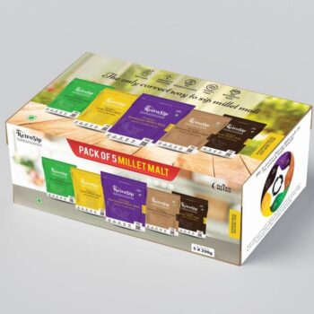 Pack Of 5 Millet Malts (5×200Gm) - Retrosip