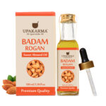 Upakarma Ayurveda  Badam Rogan Sweet Almond Oil (100ml) - Upkarma